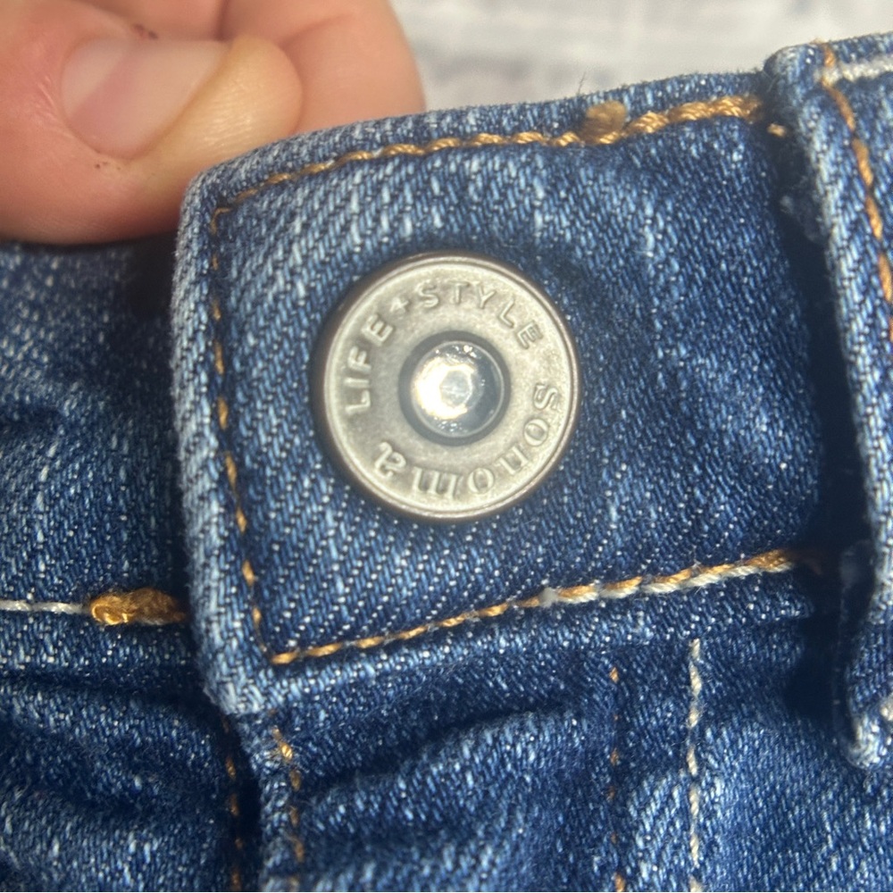 EUC Sonoma Life + Style Kids Blue Bootcut Jeans Size 4 Slim - Picture 5 of 15